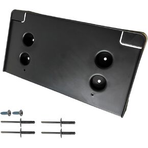 Front Bumper License Plate Frame Mounting Bracket Holder Compatible with 2010 2011 2012 2013 2014 2015 2016 Cadillac SRX Replace GM1068130 25776408