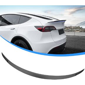 for 2025 Newest Tesla Model Y Rear Spoiler Wing Model 3 Rear Trunk Lip Tail Wing Compatible with 2021-2025 Tesla Model 3 & Model Y Accessories (Matte Black)