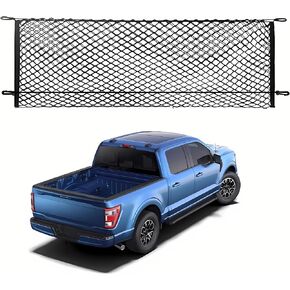 Rear Tailgate Cargo Net Compatible with Tundra 2000 to 2022 2023 2024 2025