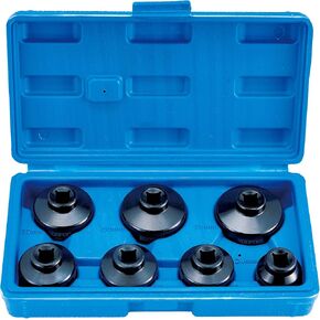 مجموعة مقابس فلتر الزيت، 7 قطع لإزالة غطاء فلتر الزيت ومجموعة أدوات التثبيت، تتضمن 24 مم، 27 مم، 29 مم، 30 مم، 32 مم، 36 مم، 38 مم، متوافقة مع مرسيدس بنز، وفولكس فاجن، وبي إم دبليو، والمزيد in Kuwait