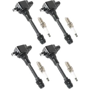 6pcs UF830 Ignition Coils and Spark Plugs Set 91768 Repalcement for Buick LaCrosse Cadillac XT5 CTS Chevy Camaro GMC Acadia Canyon