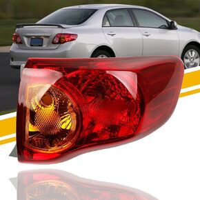 Dasbecan Left Tail Light Assembly Rear Outer Lamp Compatible with 2009-2010 Toyota Corolla Driver Side Brake Light Replace 8156002460 TO2800175 in Saudi Arabia