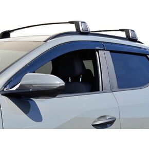 WellVisors Window Visors Wind Deflectors Compatible With Hyundai Santa Cruz 2022+ Premium Series Rain Guards 3-847HY029