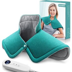 Heating Pad for Neck and Shoulder, Gifts for Men, Women, Mom, Dad, Weighted Neck Heating Pad for Neck Pain Relief, Mothers Day Gifts, Birthday Anniversary