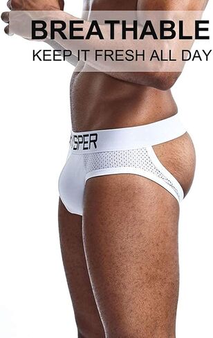 SKYSPER Men's Jockstrap Breathable Mesh 2pcs 3pcs 4pcs Jock Strap Male Underwear, Athletic Supporters for Men in Kuwait