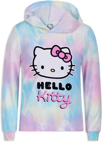 طقم هودي وسروال بسحاب للفتيات من هالو كيتي سانريو للرضع والأطفال الصغار والكبار in Kuwait