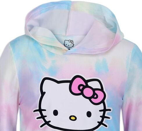 طقم هودي وسروال بسحاب للفتيات من هالو كيتي سانريو للرضع والأطفال الصغار والكبار in Kuwait