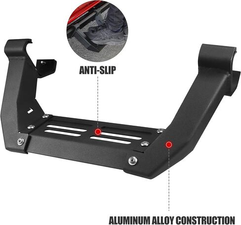 Drop Side Steps Comaptible with Ford Bronco 4 Door 2021-2024, Steps Add on OEM Rock Rails Running Boards Replacement Drop Steps for Bronco, Exterior Accessories for Ford Bronco in Kuwait