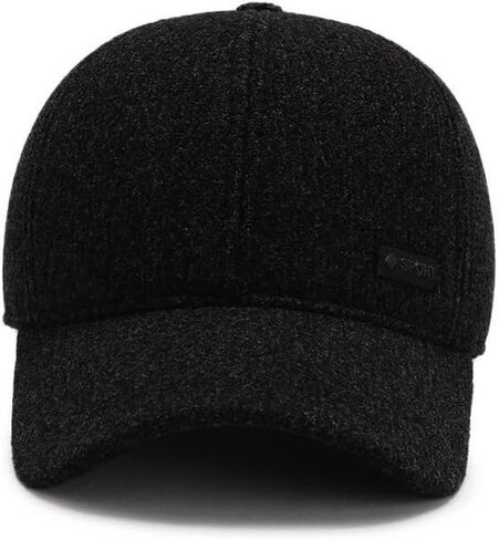 FASHIXD Winter Baseball Caps for Men Winter Hats with Earflaps Adjustable Warm Outdoor Running Sport Caps in Kuwait