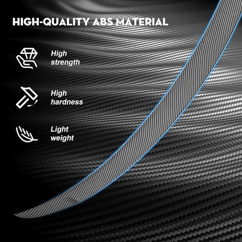 for 2025 Newest Tesla Model Y Rear Spoiler Wing Model 3 Rear Trunk Lip Tail Wing Compatible with 2021-2025 Tesla Model 3 & Model Y Accessories (Matte Black) in Saudi Arabia