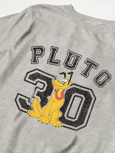 Disney Characters Pluto Collegiate Boy's Heather Crew Tee in Kuwait