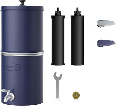 Waterdrop Sight Glass Spigot, Replacement for The Berkey® Gravity-Fed Water Filtration System, Clear View Water Level with Red Floating Ball, Durable Metal Material in Saudi Arabia