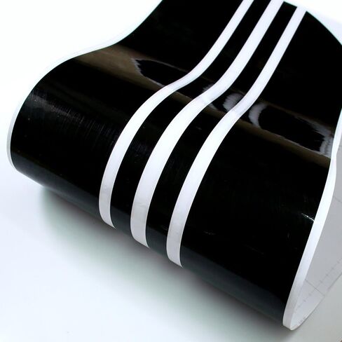 Hood Decal Bonnet Racing Stripes Engine Cover Vinyl Stickers for BMW Mini Cooper Countryman R60 2010-2016 (Gloss Black) in Saudi Arabia
