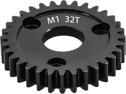 M1 Spur Gear 1.0 Metric Pitch 34-Tooth, 30T 32T 34T 36T 38T 40T 42T 44T 46T 48T 50T 52T Spur Gear Mod 1 for TRAXXAS Slayer Pro 4X4 Revo 3.3 ARRMA HPI HOBAO LOSI, Hardened Steel Upgrade Part Gear (34T) in Kuwait