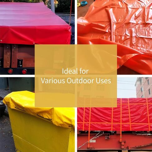 GUARD SHIELD Yellow/Silver Tarp Waterproof 10x10 Feet Heavy Duty Tarps Cover High Visibility Tarpaulin Outdoor 10mil in Saudi Arabia