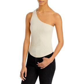 line and dot Mila One Shoulder Knit Tank