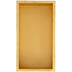 إكسسوارات خشبية من Vietri Florentine حامل مناشف الضيوف باللونين الأحمر والذهبي - خشب الحور المنحوت يدويًا، 8.75 بوصة in Kuwait