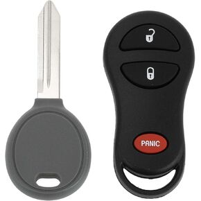 X AUTOHAUX 315MHz GQ43VT9T Keyless Entry Remote Ignition Transponder Key Fob for Dodge for Ram 1500 2500 3500 1999-2002 64 Chip 3 Buttons