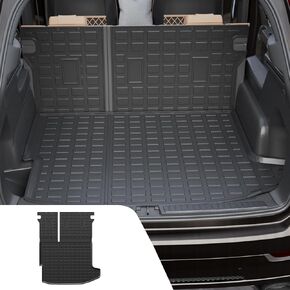 Floor Mats Compatible with 2024 2025 Chevrolet Trax Buick Envista Cargo Liner Back Seat Cover 2024 Chevy Trax Buick Envista Accessories (2024-2025, Trunk Mat with Backrest Mat+Floor Mats)