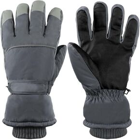 Winter Ski Gloves for Men Women, Waterproof Windproof Snowboard Gloves Warm Touchscreen Snow Gloves for Cold Weather