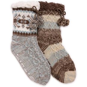 MUK LUKS Women's Tall Cabin Socks