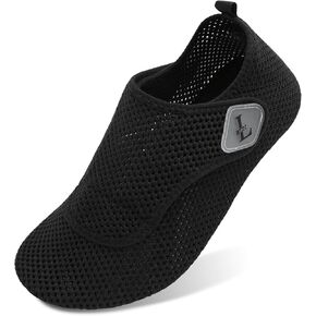 L-RUN Womens Mens Water Shoes Wide Toe Barefoot Swim Shoes for Beach Pool Sand Yoga Quick Dry Adluts Aqua Sock Non Slip