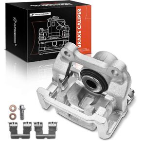 A-Premium Disc Brake Caliper Assembly with Bracket Compatible with Select Dodge and Chrysler Models - 300 2005-2021, Challenger 2009-2020, Charger 2006-2020, Magnum 2005-2008 - Rear Left Driver Side
