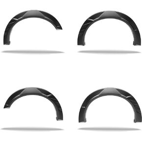 Husky Liners DRT Style Fender Flares | Fits 2014-2018 Chevrolet Silverado 1500 (69.3" Bed, Fleetside) | Fender, 4-pc Black - 2804944
