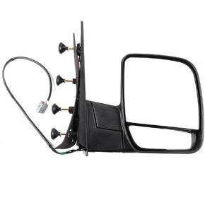 ECCPP Passenger Side Mirror, Right Rear View Mirror fit 2003-2013 for Ford E-150 E-250 2004-2013 for Ford E-350 E-450 Super Duty E-450 Power Manual Folding