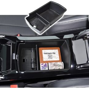 صينية تخزين منظم وحدة التحكم المركزية متوافقة مع ملحقات VW ID.4 2023 2024 ID.6، صينية مسند ذراع منظم وحدة التحكم الوسطى ID4 ID6 صندوق تخزين ثانوي مواد ABS in Kuwait