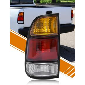 Tail Light Assembly Compatible with Toyota Tundra 2000-2005 Fleet side 2-Door Pickup with Standard Bed, Reg and Access Cab, 81550-0C010 TO2801129 W/Halogen Bulbs, Right Passenger Side