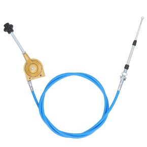 2.5m Manual Excavator Throttle Cable with Stainless Steel Joint, Bendable Control Line for Cement Mixer Trucks