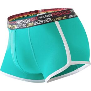 Men's Underwear Briefs Comfort Lightweight Modal Trunks No Fly Boxer Briefs Short Leg 3D U-Pouch