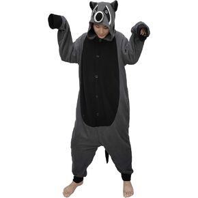 Animal Raccoon Pajamas Unisex Adult Cosplay Costumes