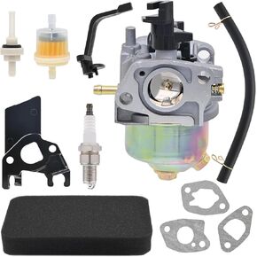 Carburetor for Champion Power Equipment 3500 4000 Watts 196cc 6.5HP Gas Generator with Air Filter Fuel Filter