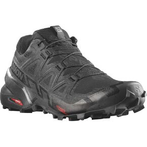 Salomon Mens Speedcross 6 Hiking Shoes, Carbon/Tahitian Tide/White, 10M in Saudi Arabia