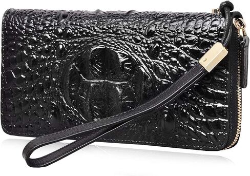 PIJUSHI Wristlet Wallet Crocodile Leather Wallets for Women Ladies Clutch Purse in Saudi Arabia