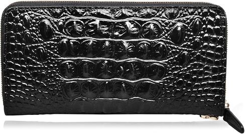 PIJUSHI Wristlet Wallet Crocodile Leather Wallets for Women Ladies Clutch Purse in Saudi Arabia
