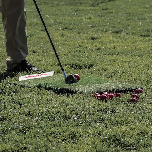 PowerNet Ultimate Chipping Bundle | Includes 3 Piece Golf Chipping Nets 16 Pack Practice Foam Golf Balls & Tri-Turf Grass Mat | Lightweight Durable Material | Indoor & Outdoor | for All Skill Levels in Kuwait