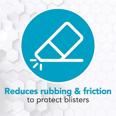 All Health Extreme Hydrocolloid Gel Blister Cushion Bandages, Heel, 1.65 in x 2.67 in, 10 ct | Long Lasting Protection Against Rubbing and Friction for Blisters in Kuwait