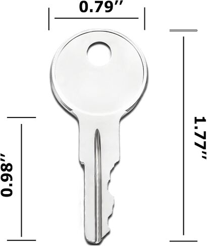 10PCS Equipment Keys CH510, Fit Some Truck Boxes and toolboxes from Delta, Brute Boxes, Better Built, DeeZee, Lund, Tractor Supply, Craftsman, Owens Products, UWS, Northern Tool in Kuwait