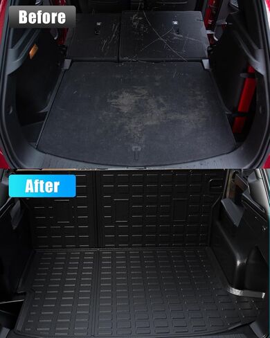 Floor Mats Compatible with 2024 2025 Chevrolet Trax Buick Envista Cargo Liner Back Seat Cover 2024 Chevy Trax Buick Envista Accessories (2024-2025, Trunk Mat with Backrest Mat+Floor Mats) in Kuwait