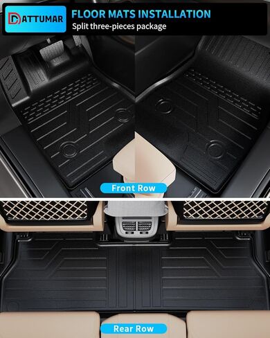 Floor Mats Compatible with 2024 2025 Chevrolet Trax Buick Envista Cargo Liner Back Seat Cover 2024 Chevy Trax Buick Envista Accessories (2024-2025, Trunk Mat with Backrest Mat+Floor Mats) in Kuwait