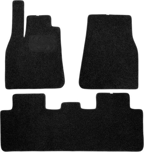 FREESOO for Tesla Model Y Floor Mats - All Weather Leather Custom Fit Floor Mats for Tesla Model Y 2024 2023 2022 2021 with Trunk Mats Cargo Liners - Black in Saudi Arabia