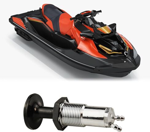 Fuel Plunger Primer Pump, Jet Ski Fuel Primer Snowmobile Fuel Plunger Primer Pump Fits for Yamaha Sea Doo Snowmobile/ATV 11305/10161-AD Ski Fuel Pump Primer in Saudi Arabia