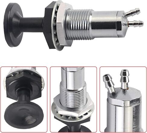 Fuel Plunger Primer Pump, Jet Ski Fuel Primer Snowmobile Fuel Plunger Primer Pump Fits for Yamaha Sea Doo Snowmobile/ATV 11305/10161-AD Ski Fuel Pump Primer in Saudi Arabia