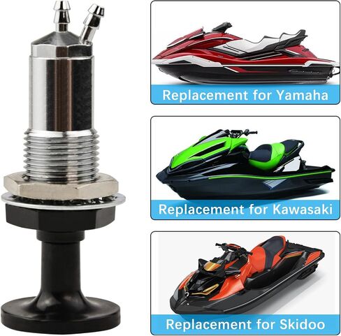Fuel Plunger Primer Pump, Jet Ski Fuel Primer Snowmobile Fuel Plunger Primer Pump Fits for Yamaha Sea Doo Snowmobile/ATV 11305/10161-AD Ski Fuel Pump Primer in Saudi Arabia