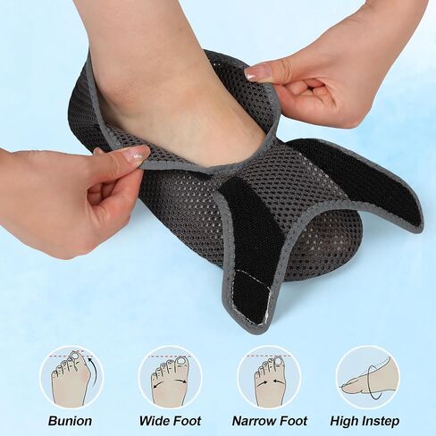 L-RUN Womens Mens Water Shoes Wide Toe Barefoot Swim Shoes for Beach Pool Sand Yoga Quick Dry Adluts Aqua Sock Non Slip in Saudi Arabia