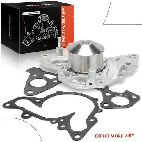مضخة مياه للمحرك A-Premium مع حشية متوافقة مع Mitsubishi Montero 1995-2000، Montero Sport 1997-2004، 3.0L 3.5L، استبدال # 1300A012، MD973162 in Saudi Arabia