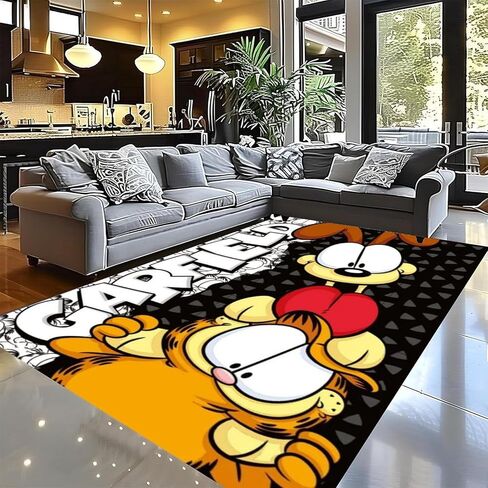 Cartoon Cat Large Rugs Floor Mat Cute Carpet Decor Rug for Living Room Bedroom Playroom 60x40in in Saudi Arabia